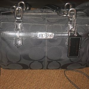 Coach handbag and wristlet
